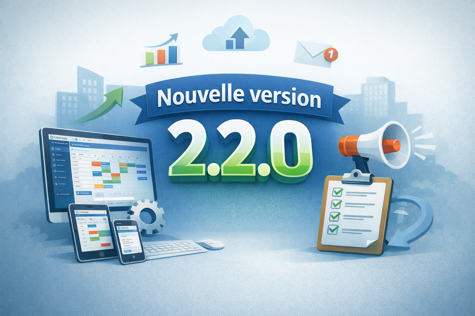 Logiciel de gestion des salles municipales : Resa.services passe en version 2.2.0