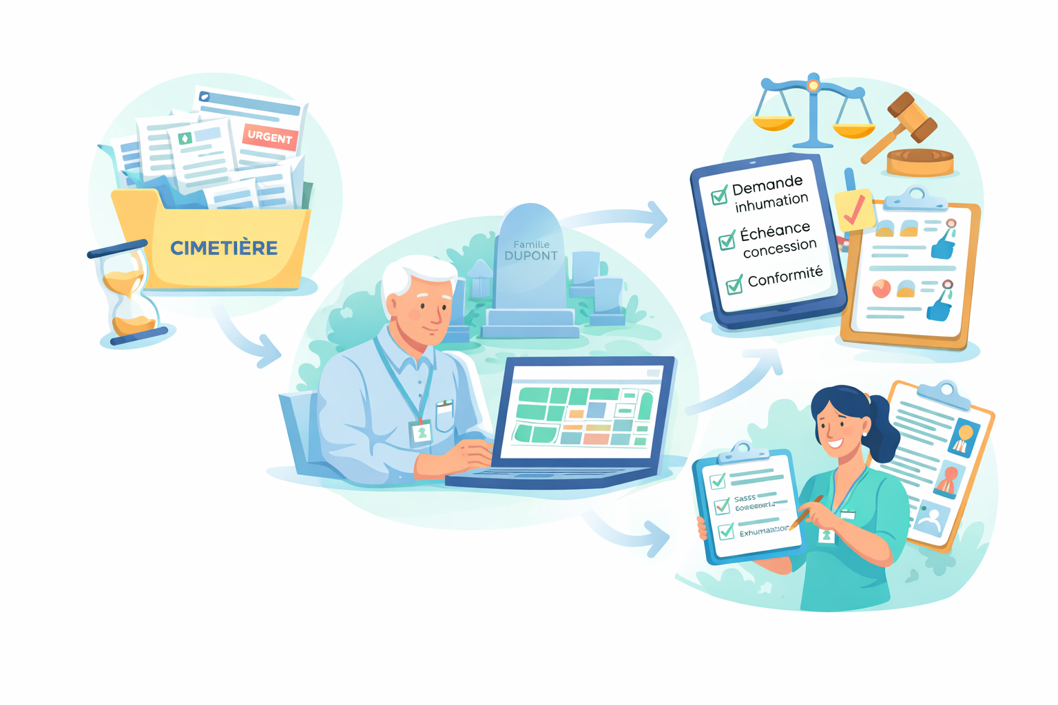 Simplifiez la gestion des cimetières communaux
